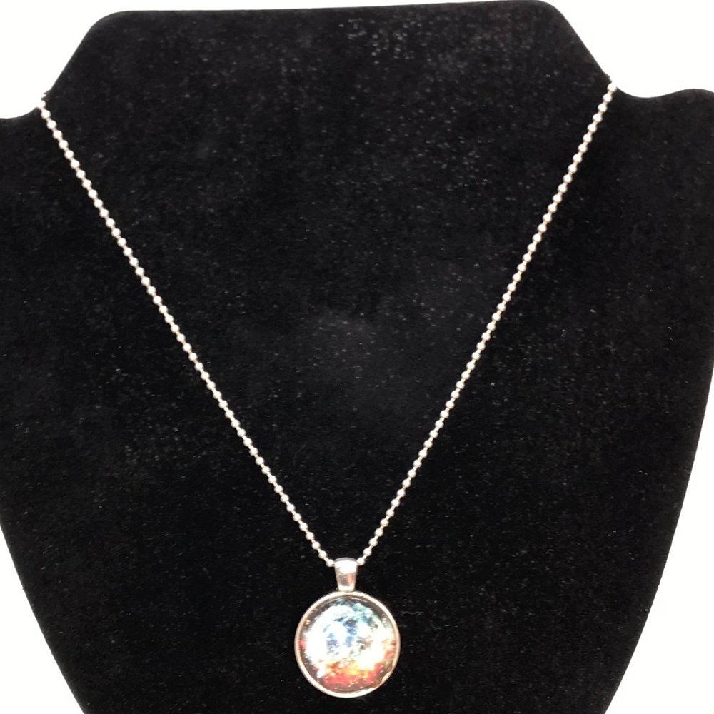 18" Crab Nebula Ball Chain Necklace